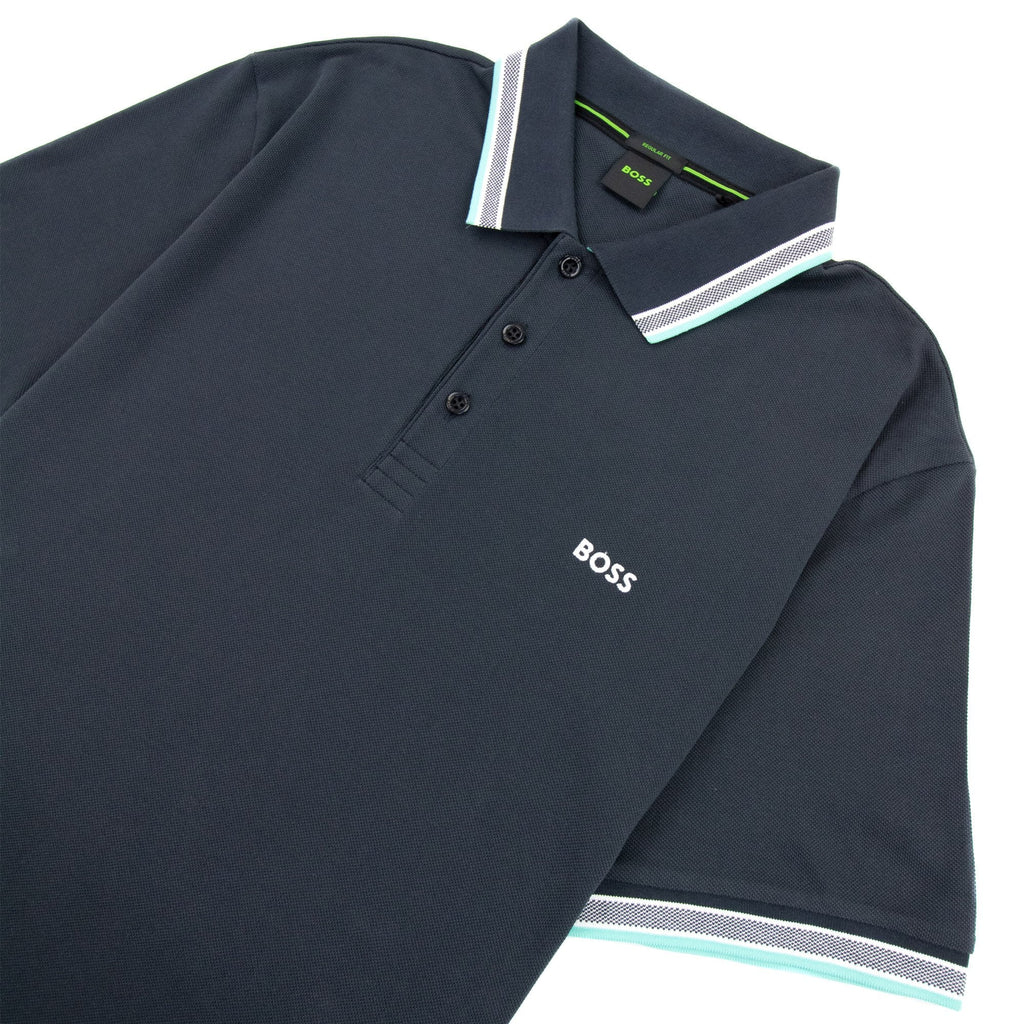 Hugo Boss Paddy Embroidered Logo Polo Navy 409