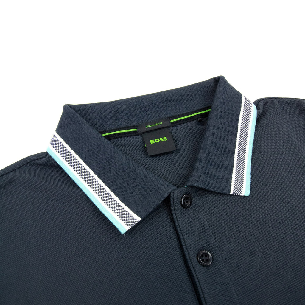 Hugo Boss Paddy Embroidered Logo Polo Navy 409