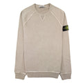 Stone Island 66360 Malfile Fleece Garment Dayed Sweatshirt Dove Grey V0192