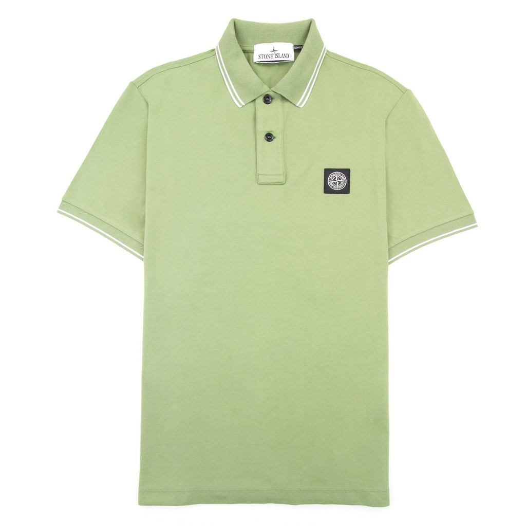 Stone Island 22s18 Slim Fit Polo Shirt Sage V0055