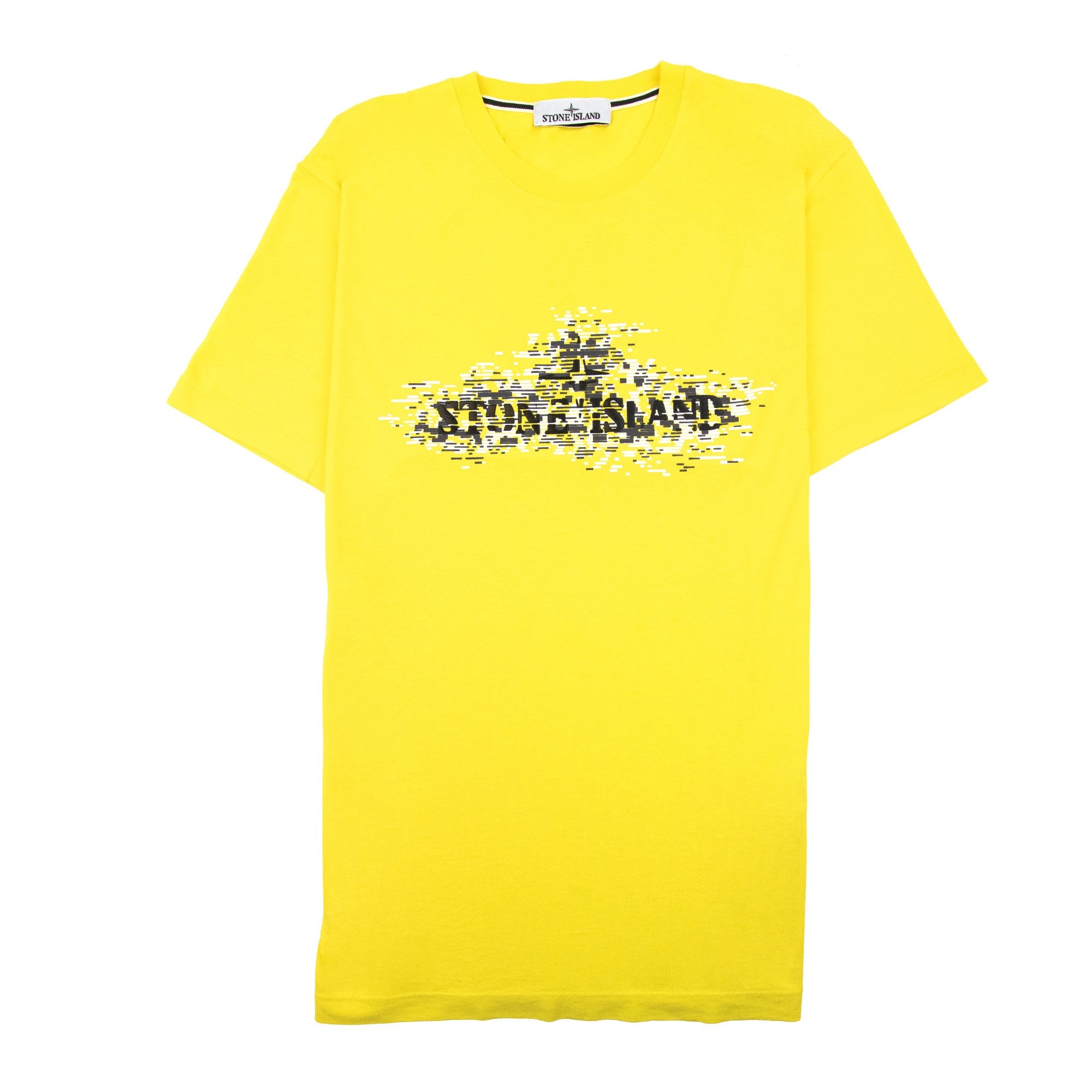 Stone Island 2ns90 Institutional Two Print T Shirt Yellow V0030
