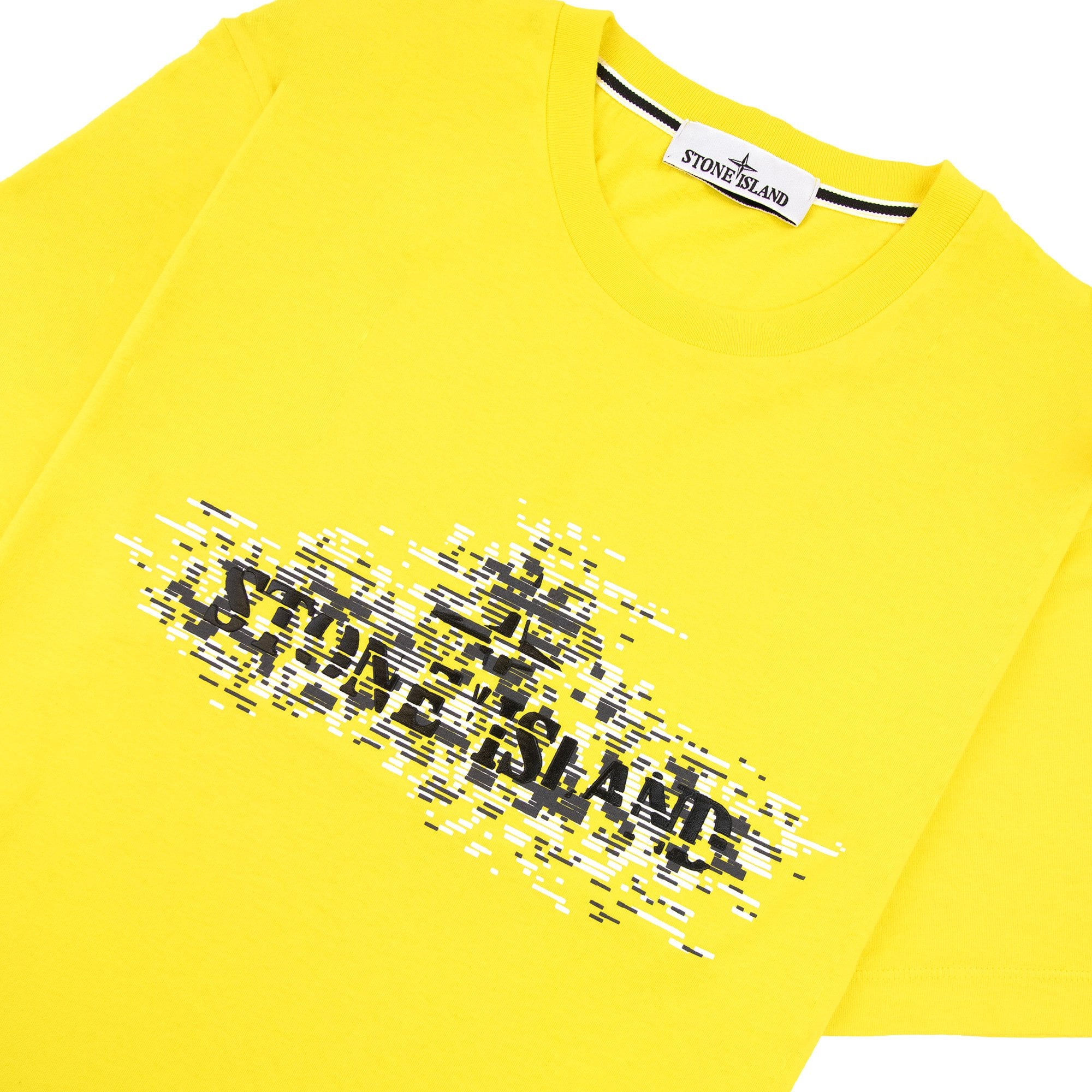 Stone Island 2ns90 Institutional Two Print T Shirt Yellow V0030
