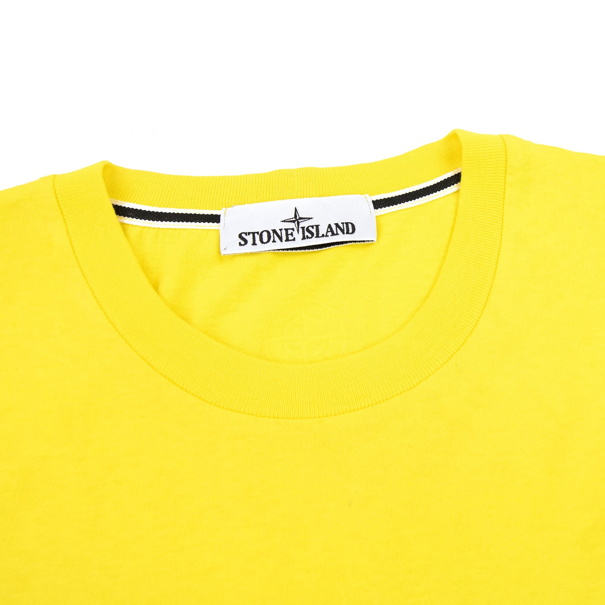 Stone Island 2ns90 Institutional Two Print T Shirt Yellow V0030