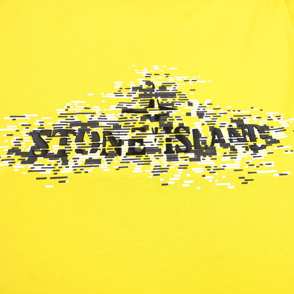 Stone Island 2ns90 Institutional Two Print T Shirt Yellow V0030