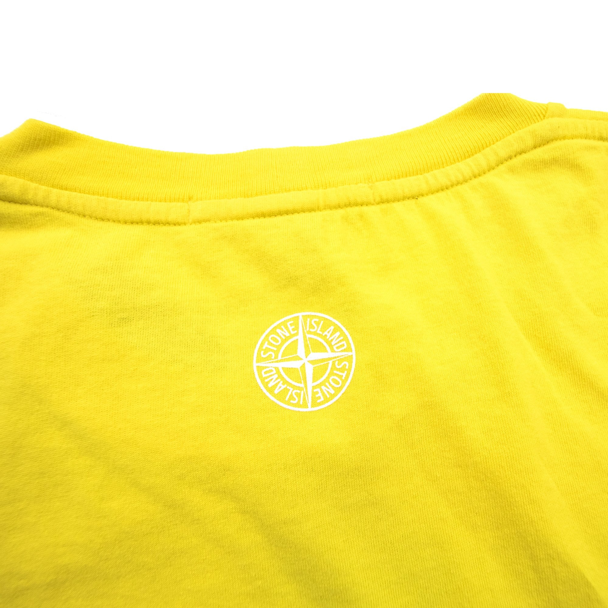 Stone Island 2ns90 Institutional Two Print T Shirt Yellow V0030