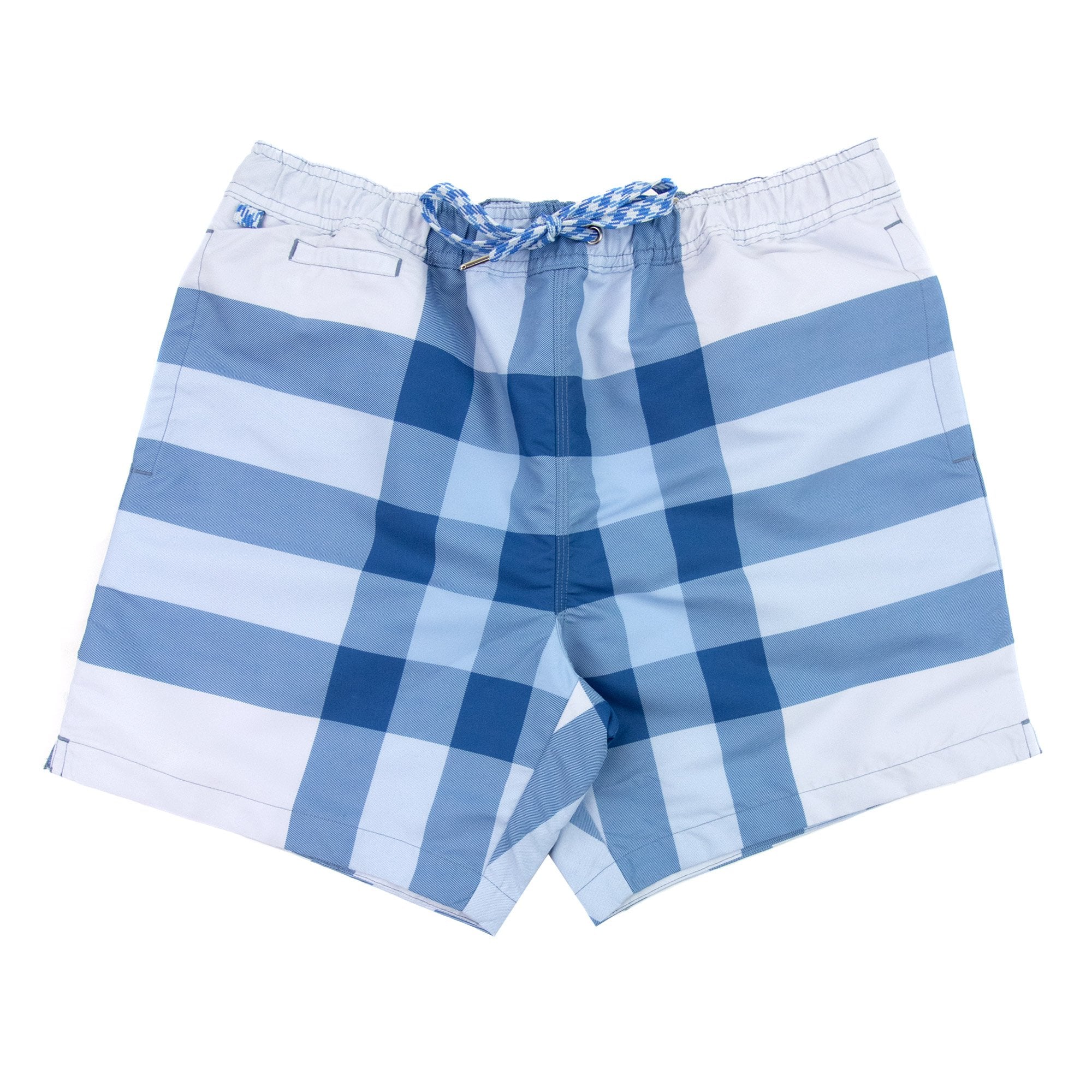 Burberry Martin Ip Check Swim Short Sky Blue
