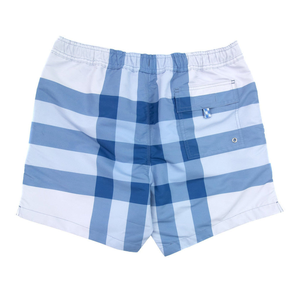 Burberry Martin Ip Check Swim Short Sky Blue