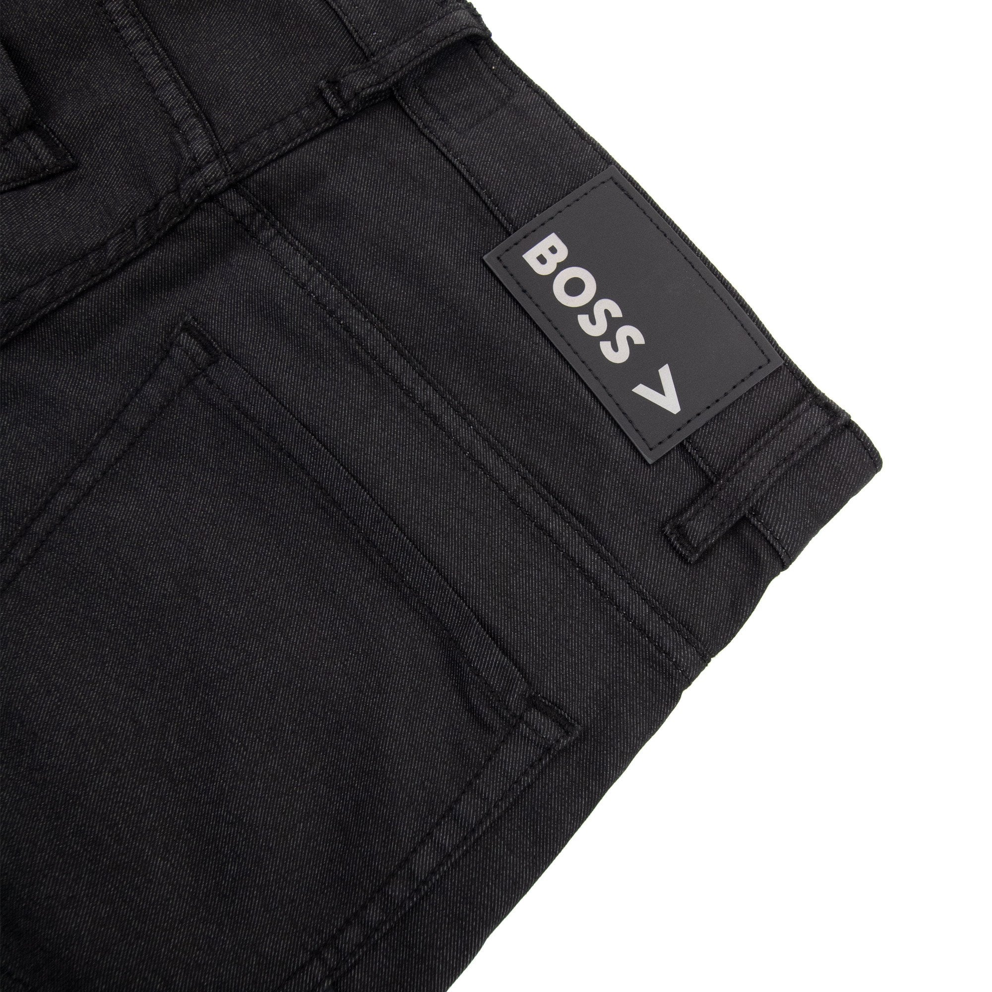 Hugo Boss Delaware 3-1-20 Slim Fit Stretch Jean Black 001