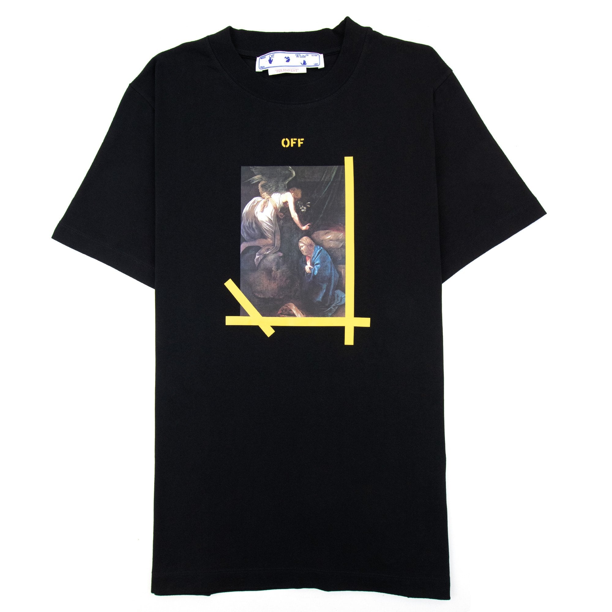 Off White Arrow Carav Slim Tee Black