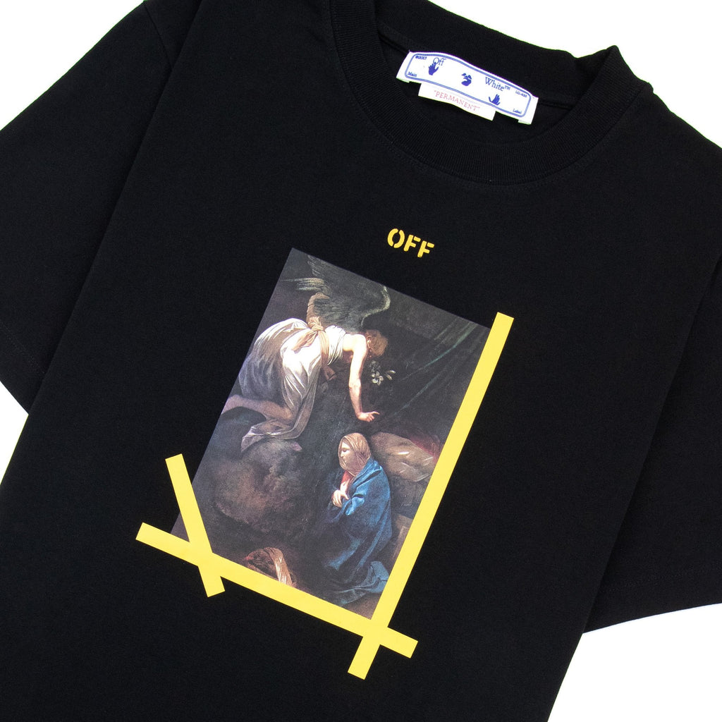 Off White Arrow Carav Slim Tee Black