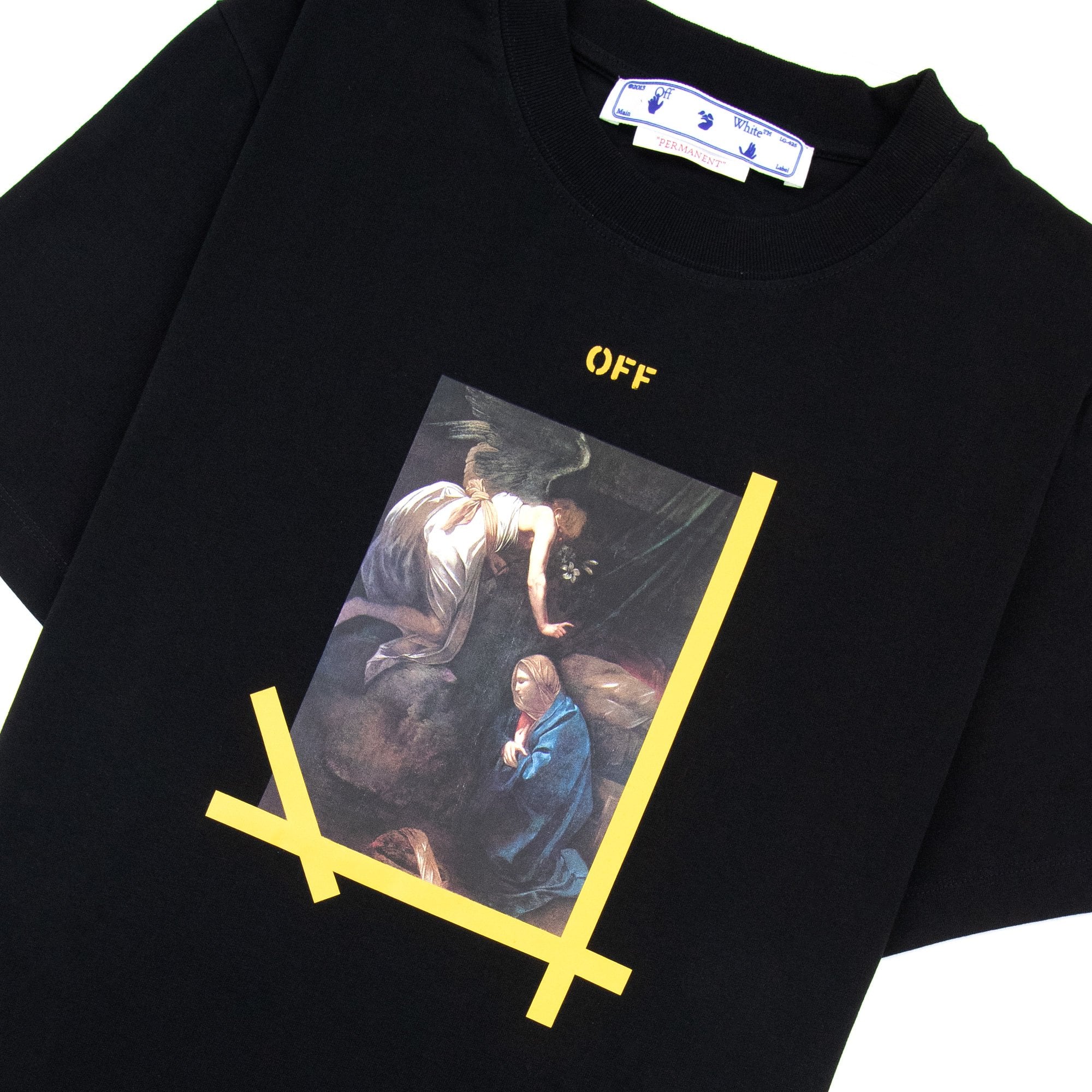 Off White Arrow Carav Slim Tee Black