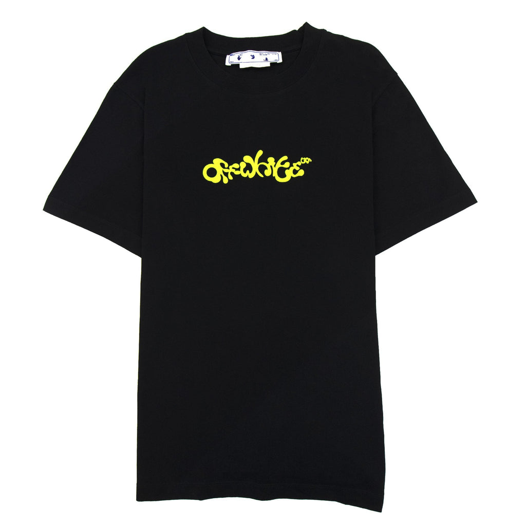 Off White Opposite Arrow Slim T-shirt Black/lime