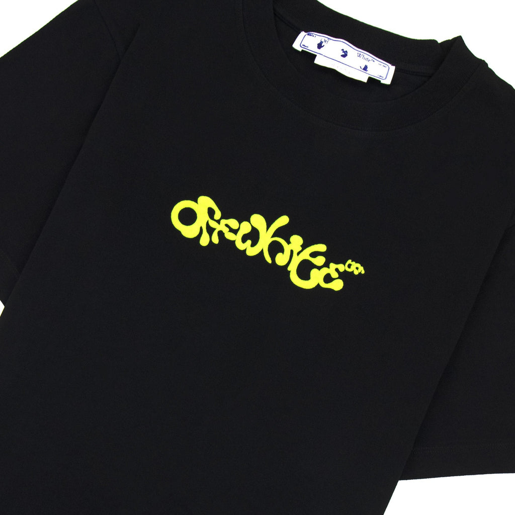 Off White Opposite Arrow Slim T-shirt Black/lime