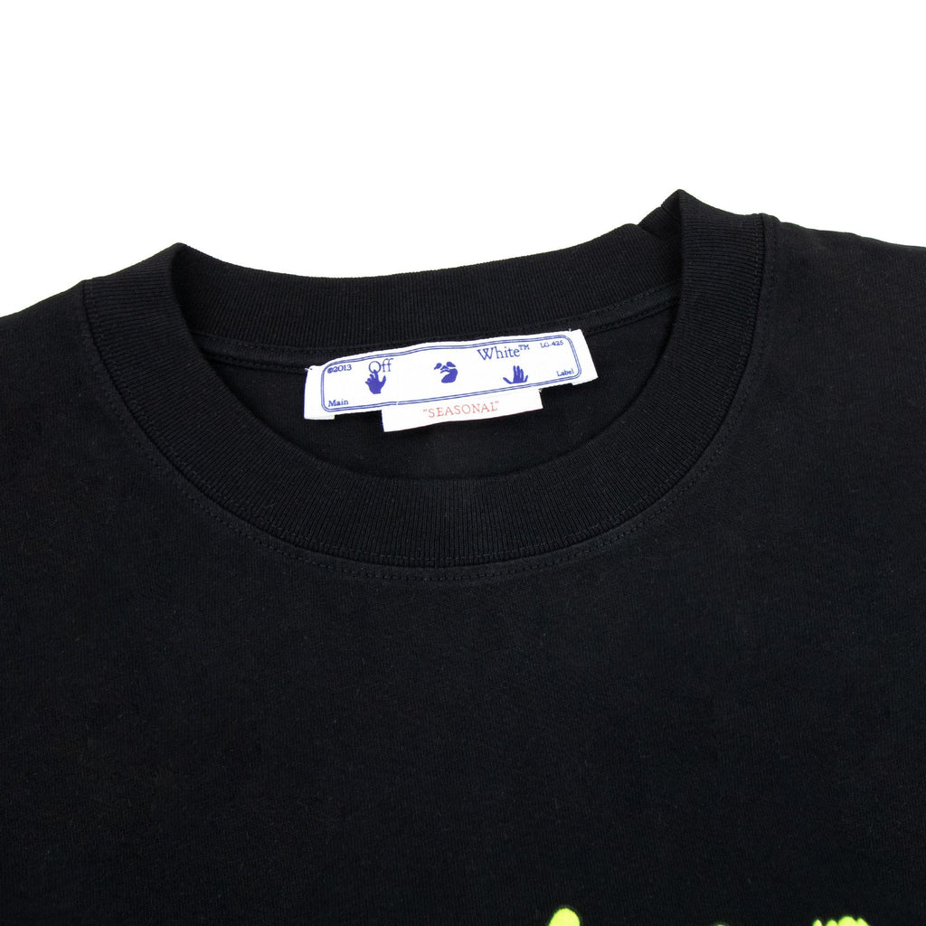 Off White Opposite Arrow Slim T-shirt Black/lime