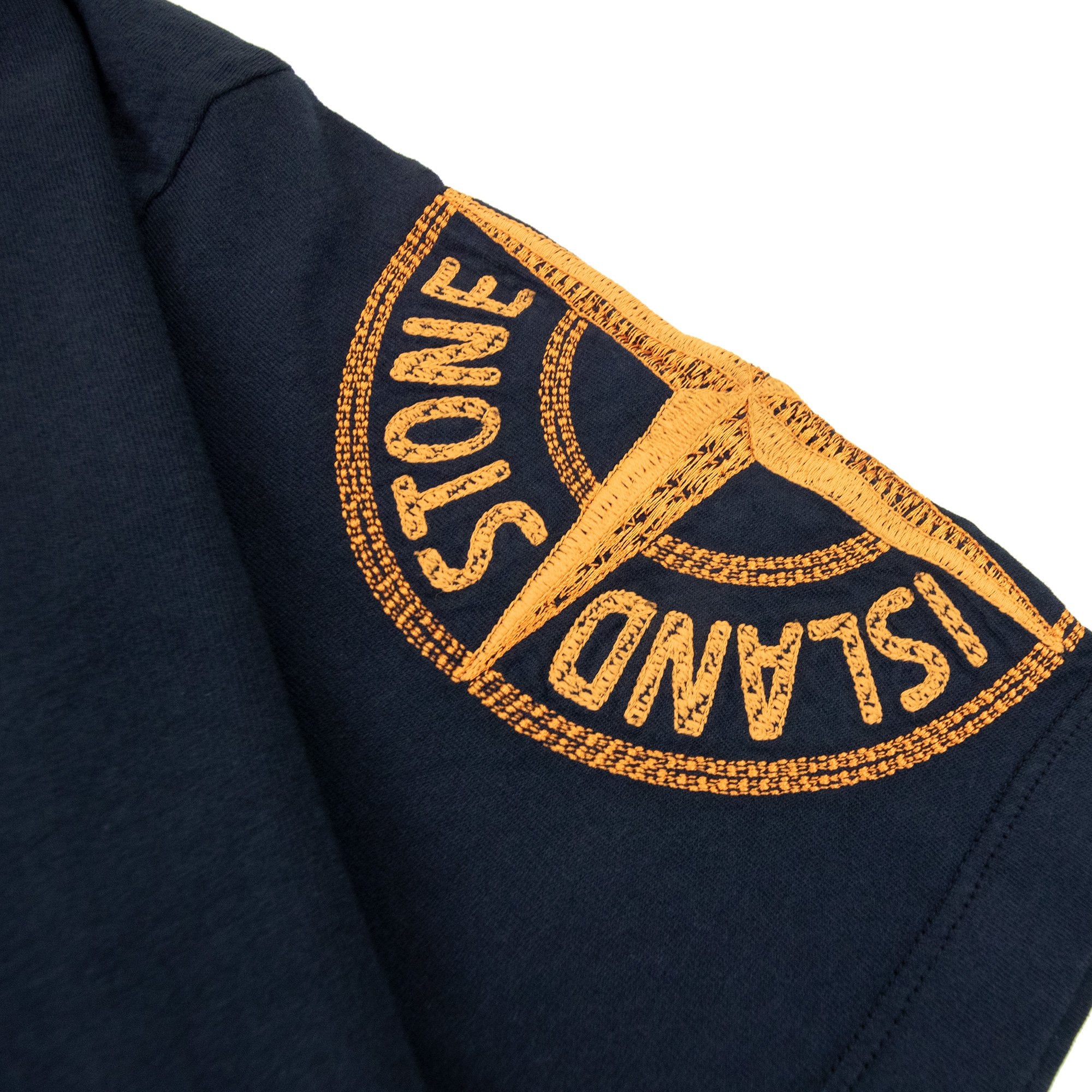 Stone Island 21578 20/1 Embroidered Logo T Shirt Navy V0020