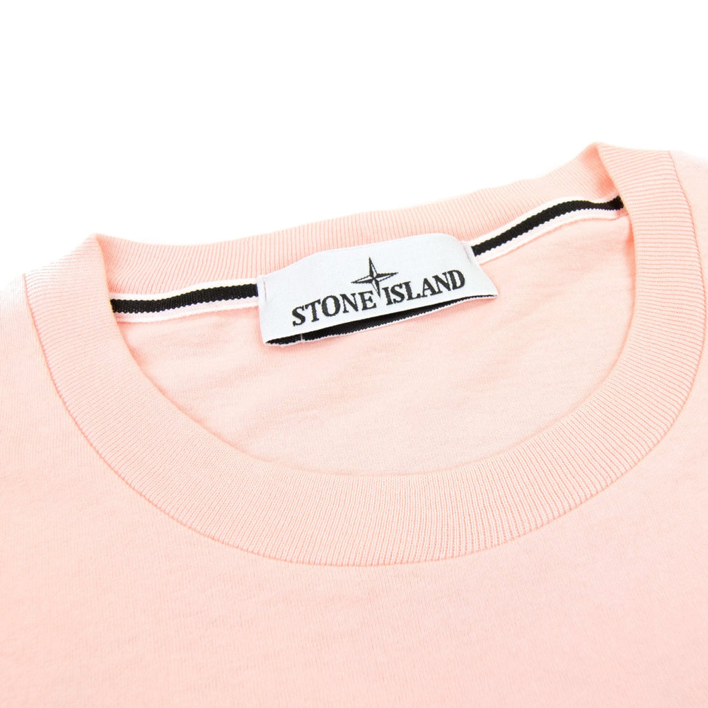 Stone Island 2ns86 Graphic Letter T-shirt Pink V0080