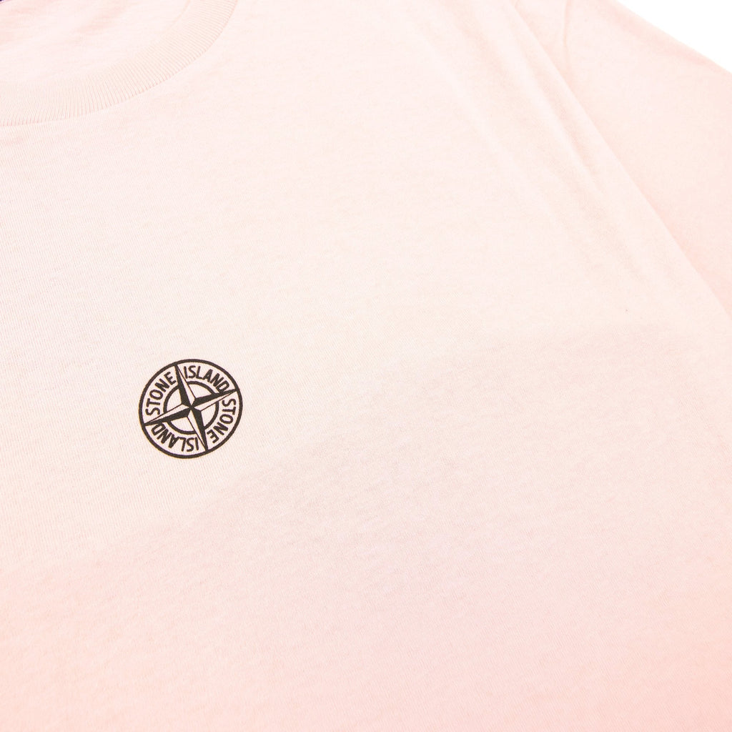 Stone Island 2ns86 Graphic Letter T-shirt Pink V0080