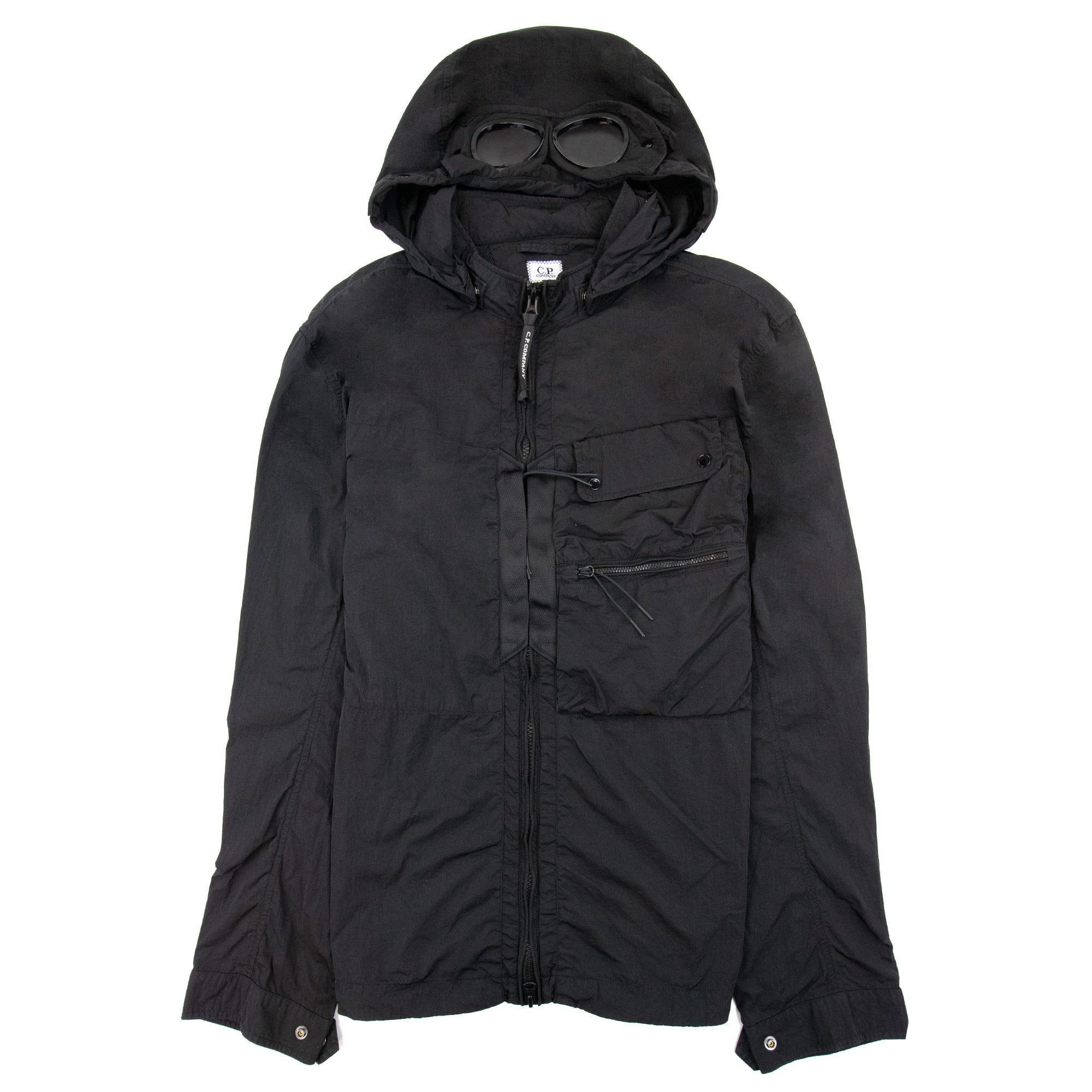 Cp Company Chrome-r Goggle Overshirt Black 999
