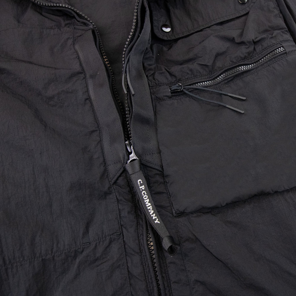 Cp Company Chrome-r Goggle Overshirt Black 999