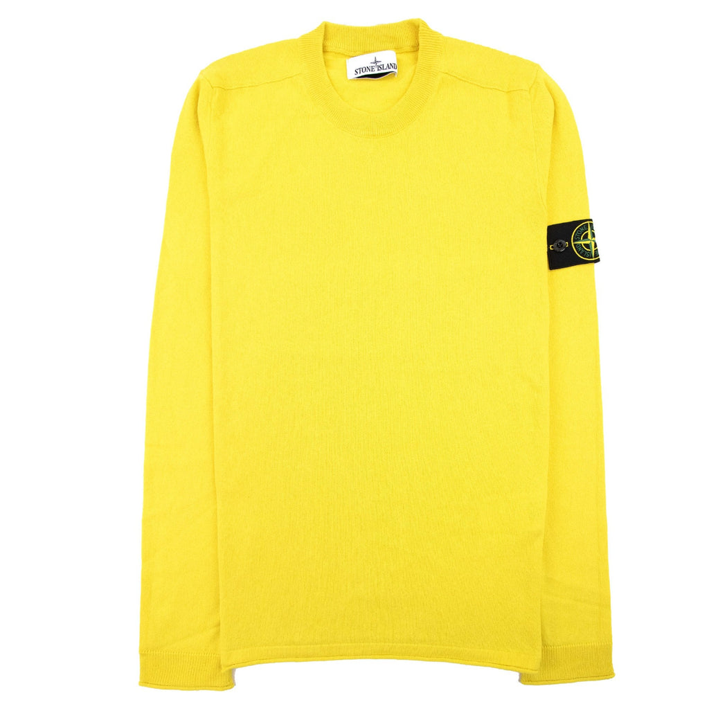 Stone Island 532b9 Crewneck Knitwear Yellow V0030