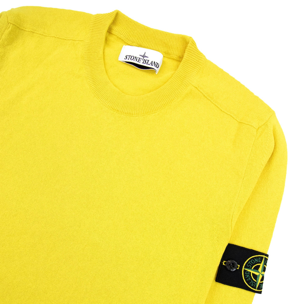 Stone Island 532b9 Crewneck Knitwear Yellow V0030