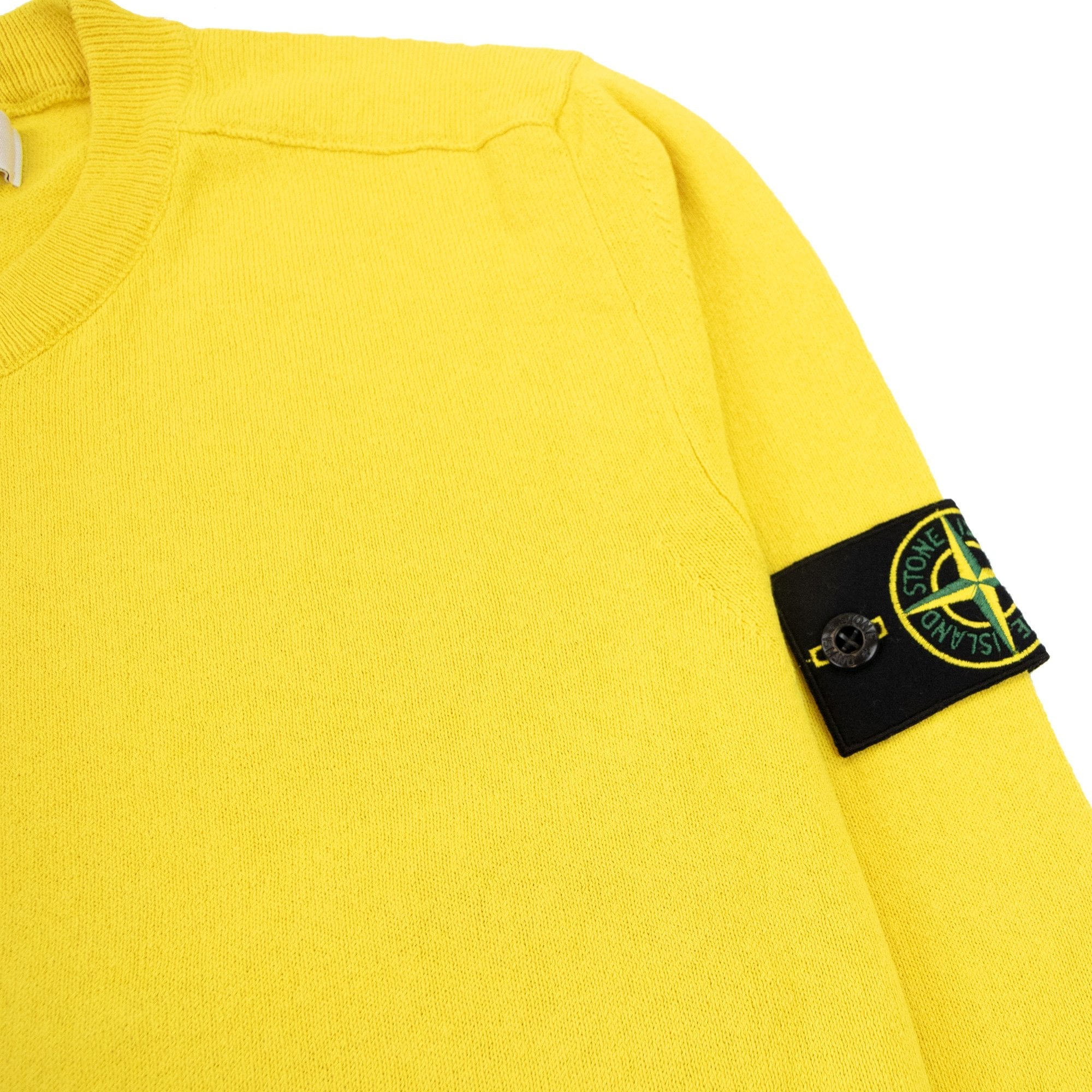Stone Island 532b9 Crewneck Knitwear Yellow V0030
