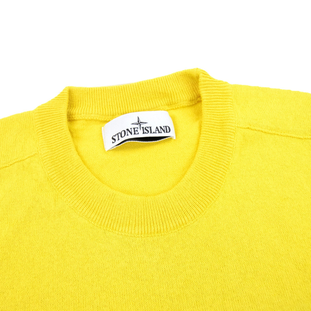 Stone Island 532b9 Crewneck Knitwear Yellow V0030