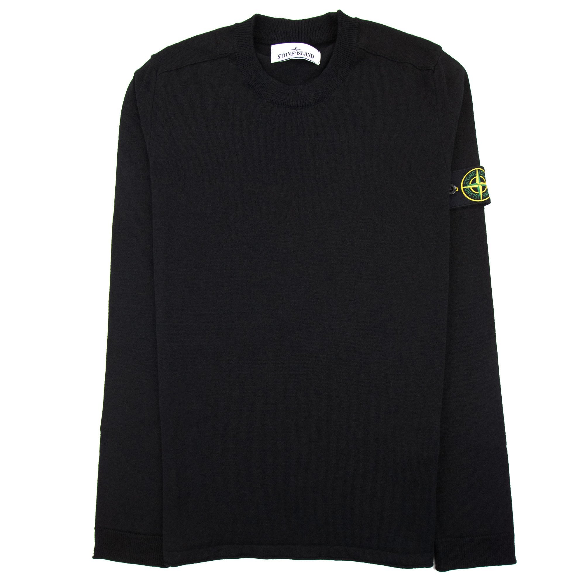 Stone Island 532b9 Crewneck Knitwear Black V0029