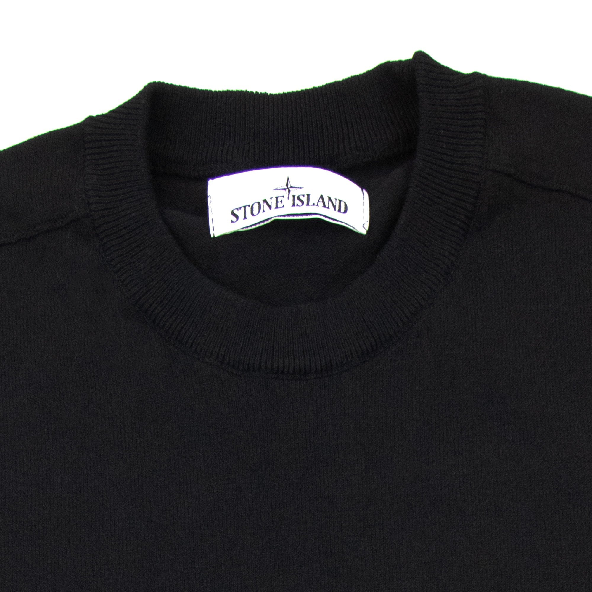 Stone Island 532b9 Crewneck Knitwear Black V0029