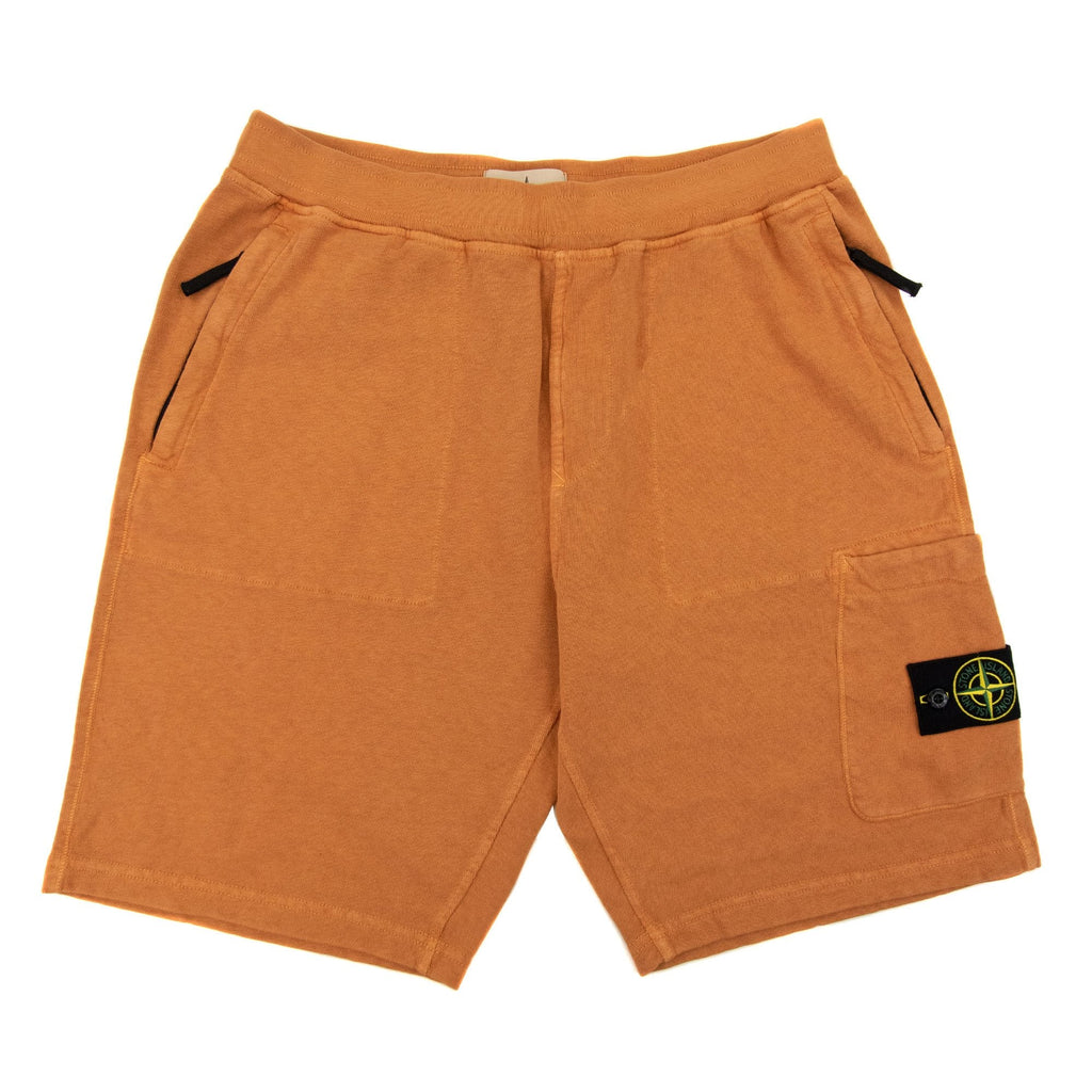Stone Island 64060 Old Treatment Bermuda Short Sienna Brown V0073