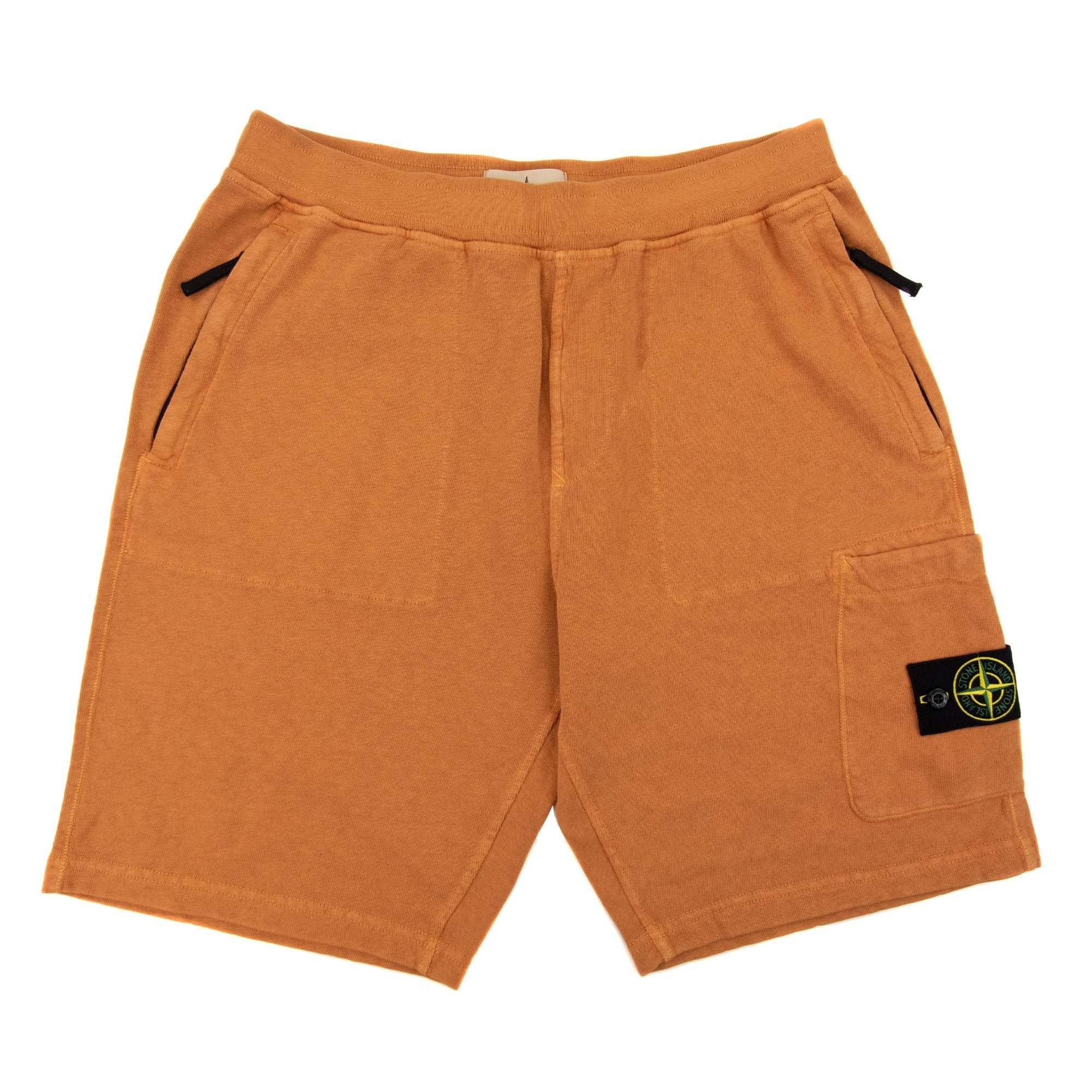Stone Island 64060 Old Treatment Bermuda Short Sienna Brown V0073