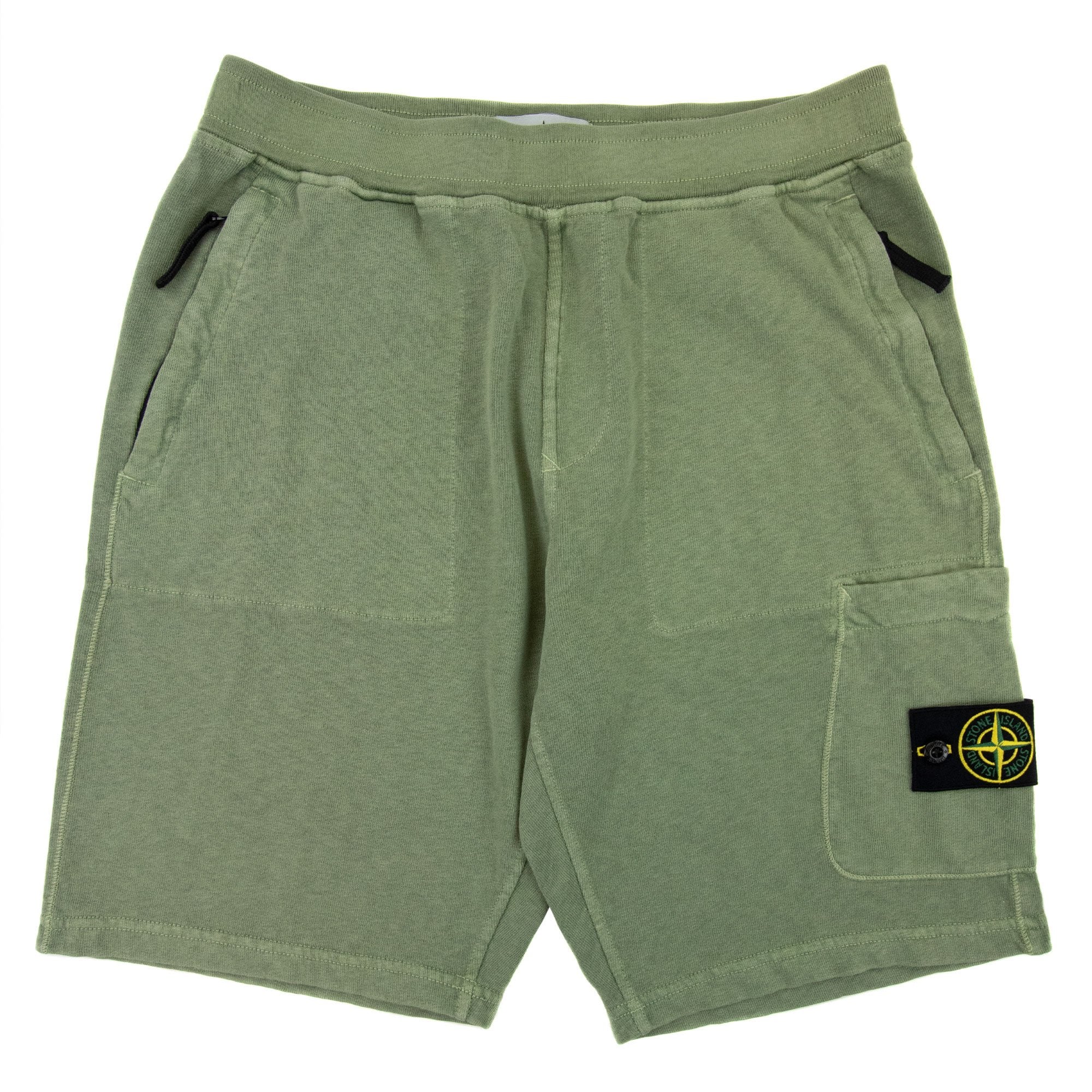 Stone Island 64060 Old Treatment Bermuda Short Sage Green V0155