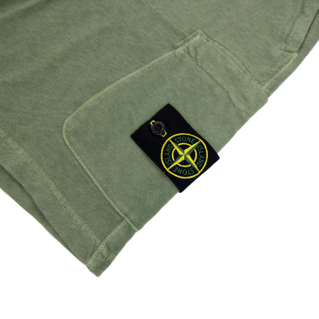 Stone Island 64060 Old Treatment Bermuda Short Sage Green V0155