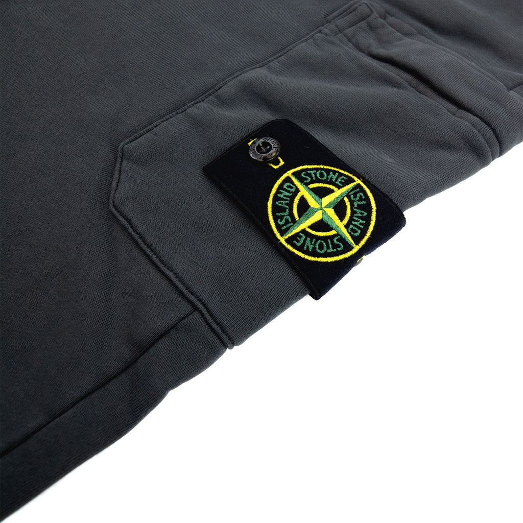 Stone Island 64520 Brushed Cotton Fleece Slim Fit Charcoal V0065