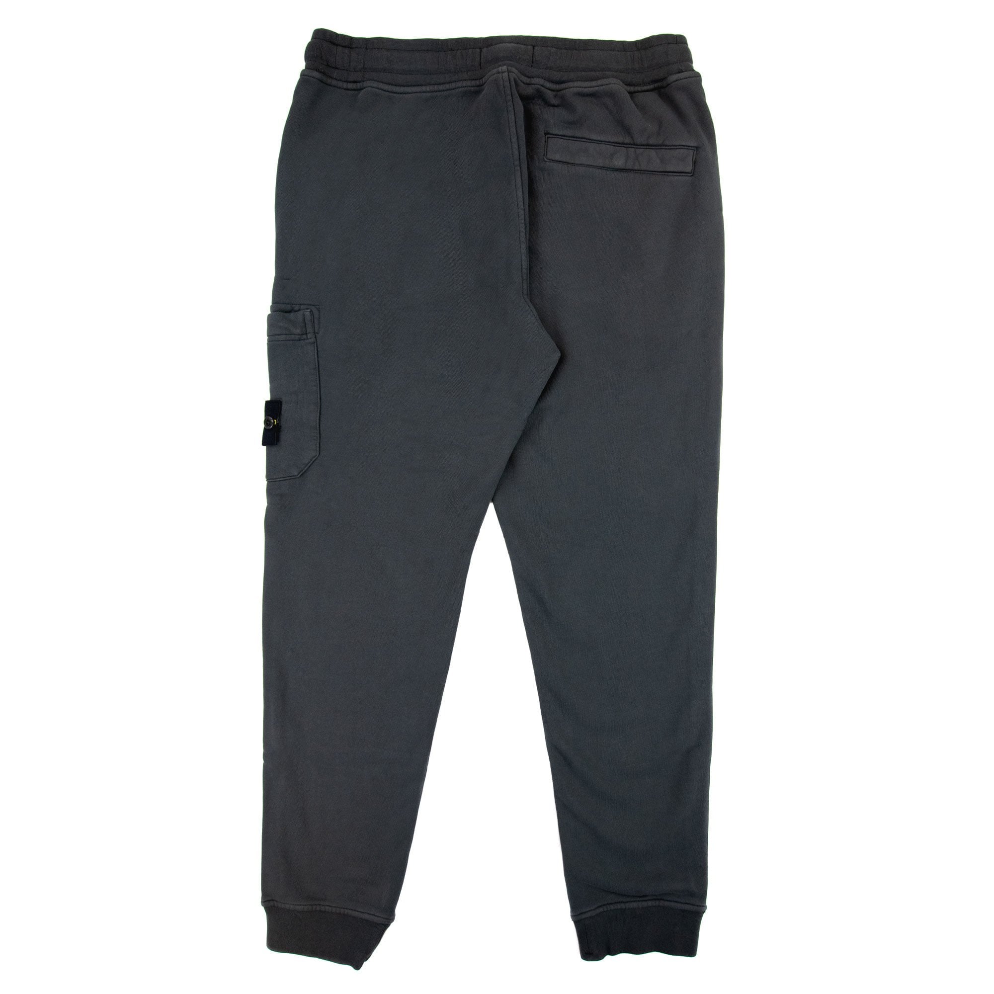 Stone Island 64520 Brushed Cotton Fleece Slim Fit Charcoal V0065
