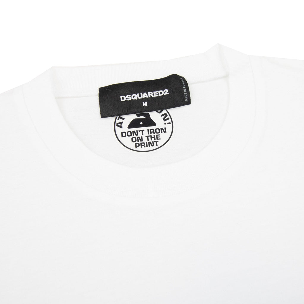 Dsquared2 Surf Board Cool T Shirt White 100