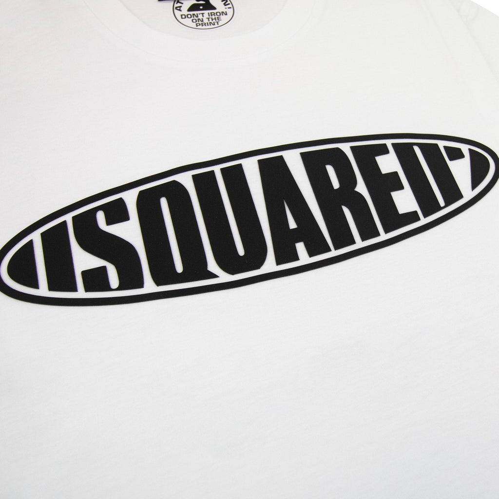 Dsquared2 Surf Board Cool T Shirt White 100