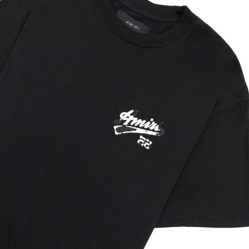 Amiri 22 Jersey Logo T Shirt Black 001