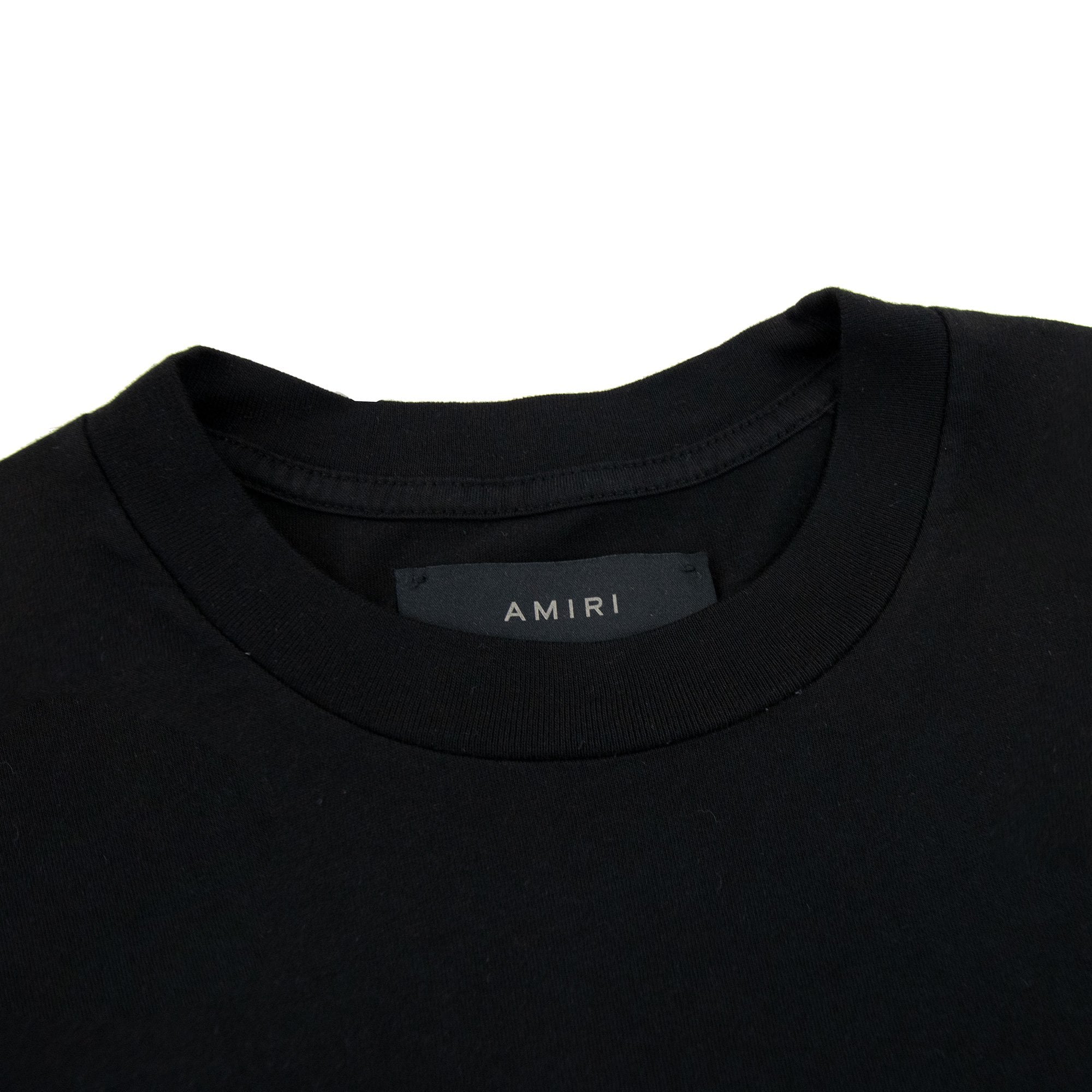 Amiri 22 Jersey Logo T Shirt Black 001