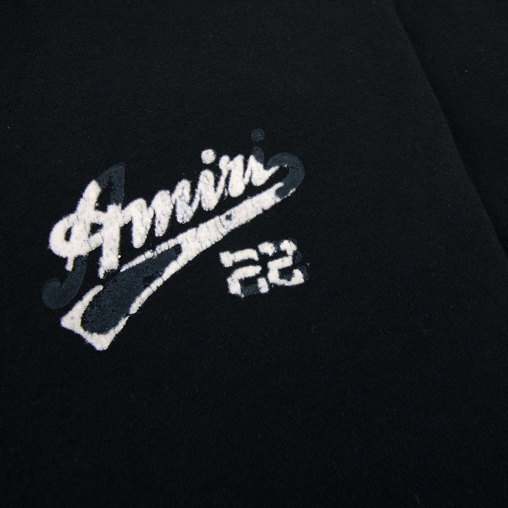 Amiri 22 Jersey Logo T Shirt Black 001