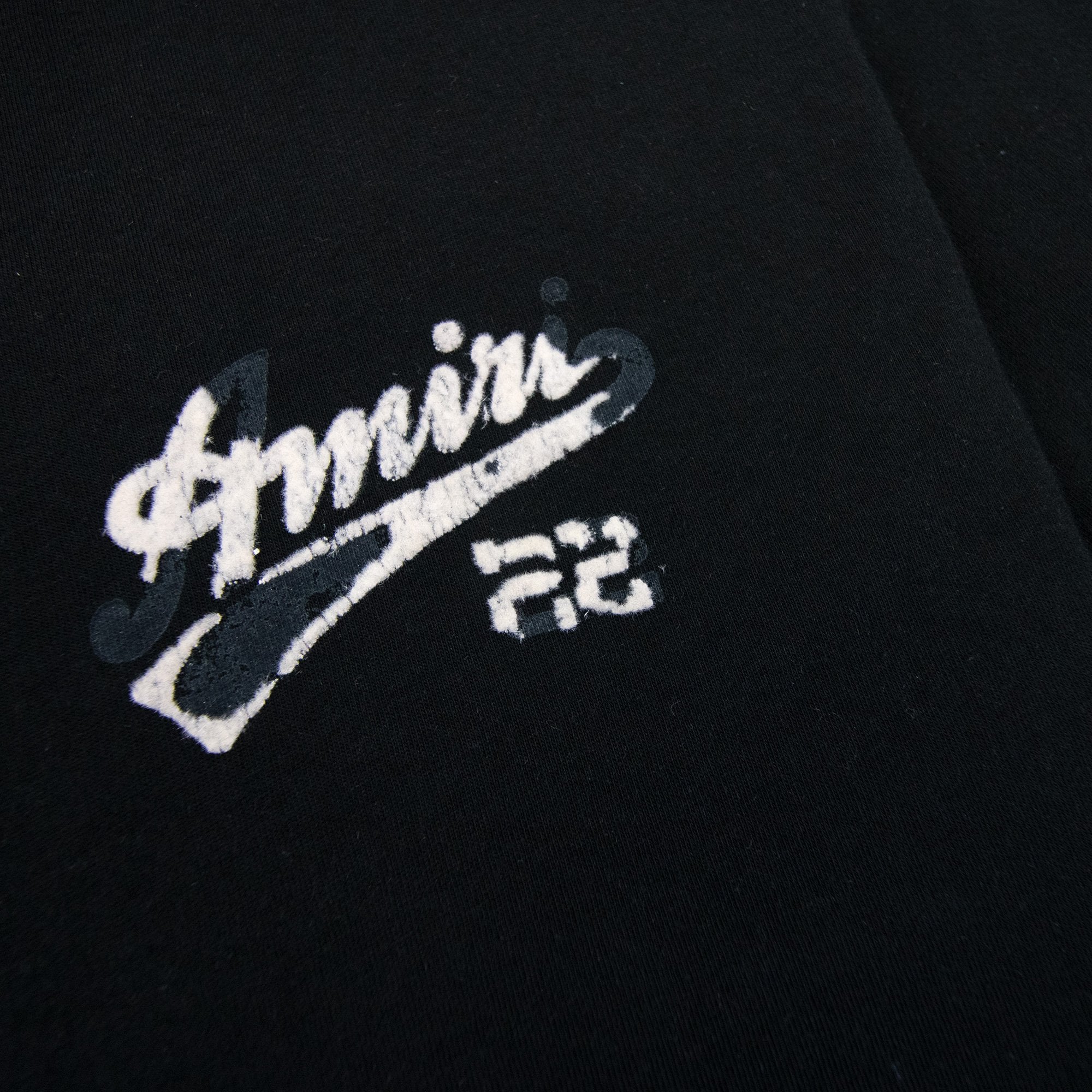 Amiri 22 Jersey Logo T Shirt Black 001