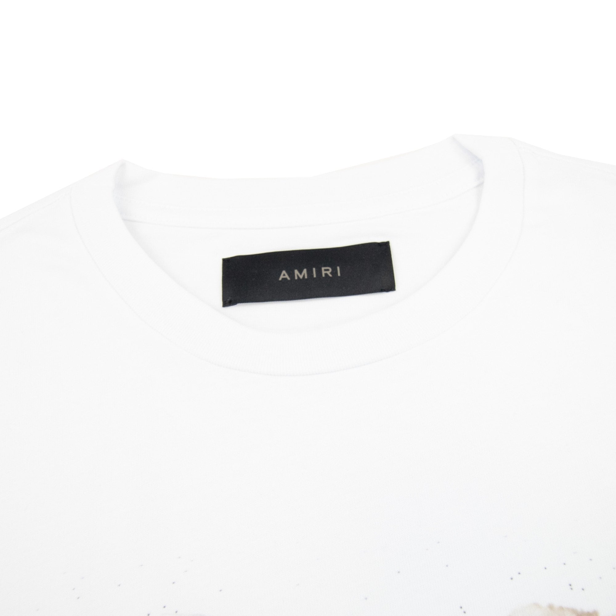 Amiri Pegasus Script Logo T Shirt White 100