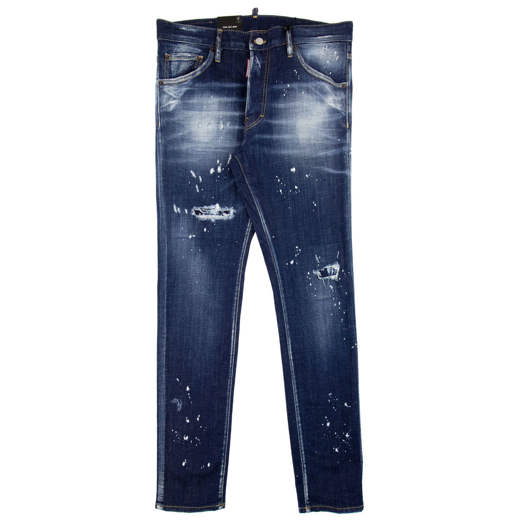 Dsquared2 Dark Ripped Skater Cool Guy Jeans Denim 470