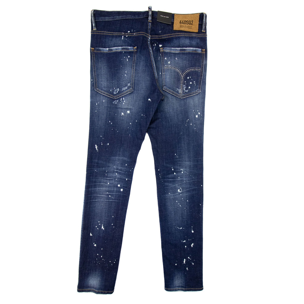 Dsquared2 Dark Ripped Skater Cool Guy Jeans Denim 470