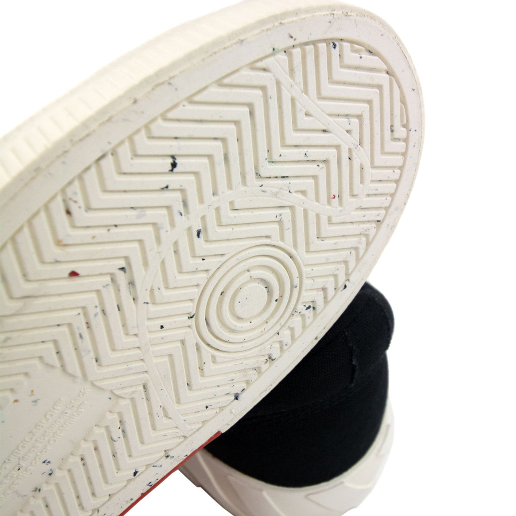 Off White Low Vulcanized Canvas Sneakers Black/white