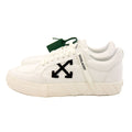 Off White Low Vulcanized Canvas Sneakers White/black