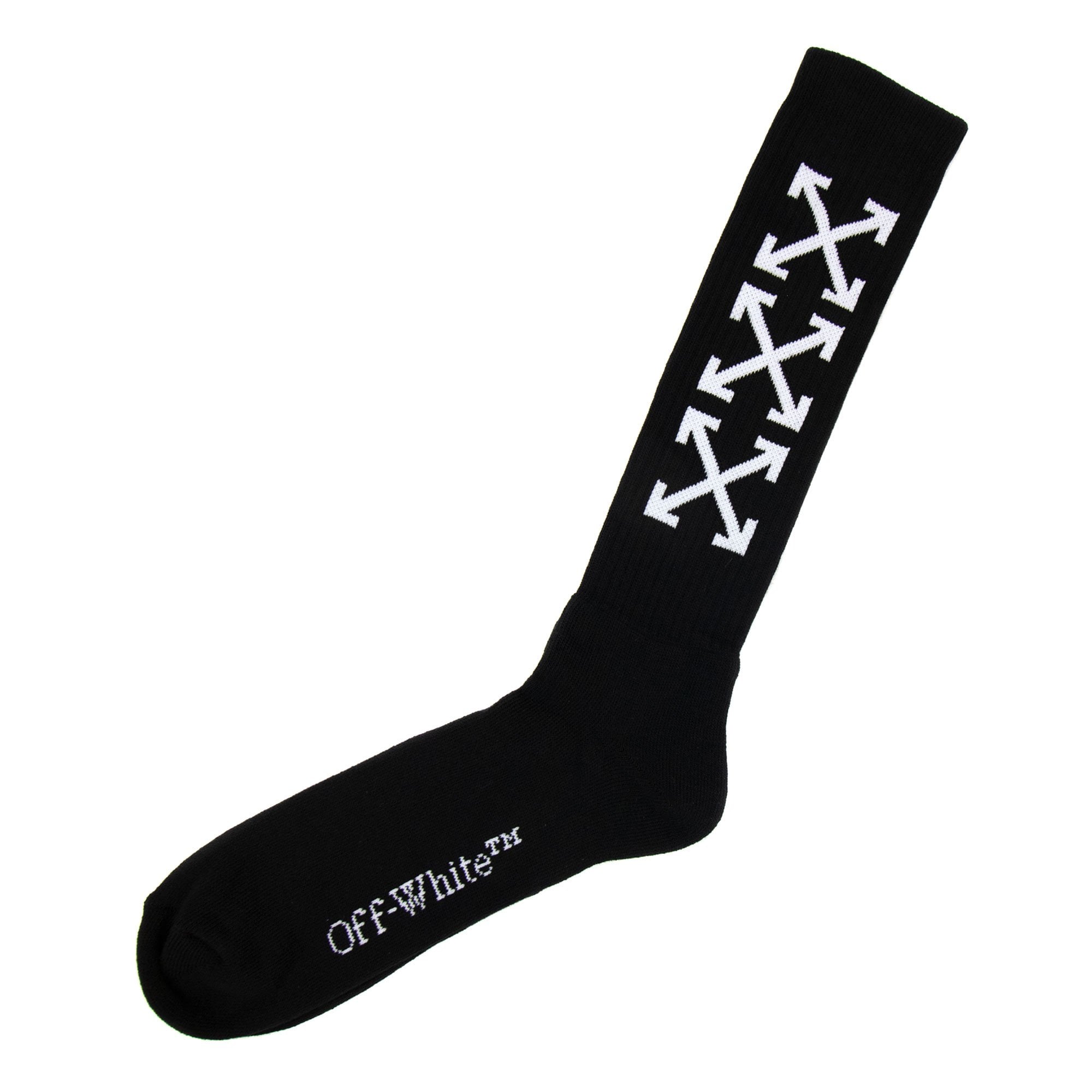 Off White Off-white Arrow Bookish Socks Black/white