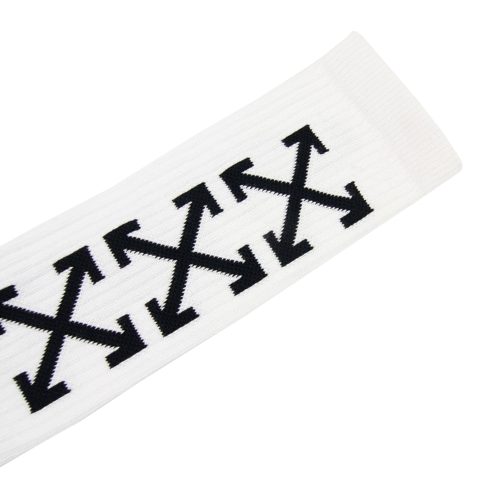 Off White Off-white Arrow Bookish Socks White/black | ONU – Onu