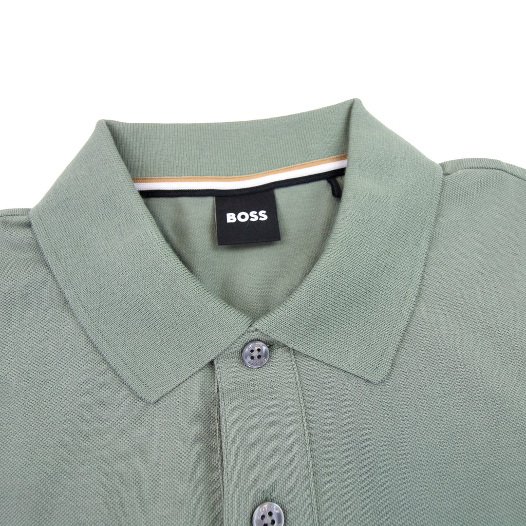 Hugo Boss Pallas Embroidered Logo S/s Polo Dark Green 343