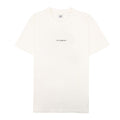 Cp Company 30/1 Jersey Reverse Print T Shirt White 103